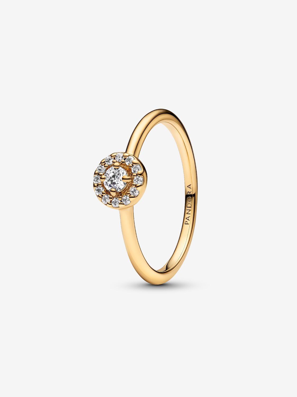 Anello Punto Luce e Pavè