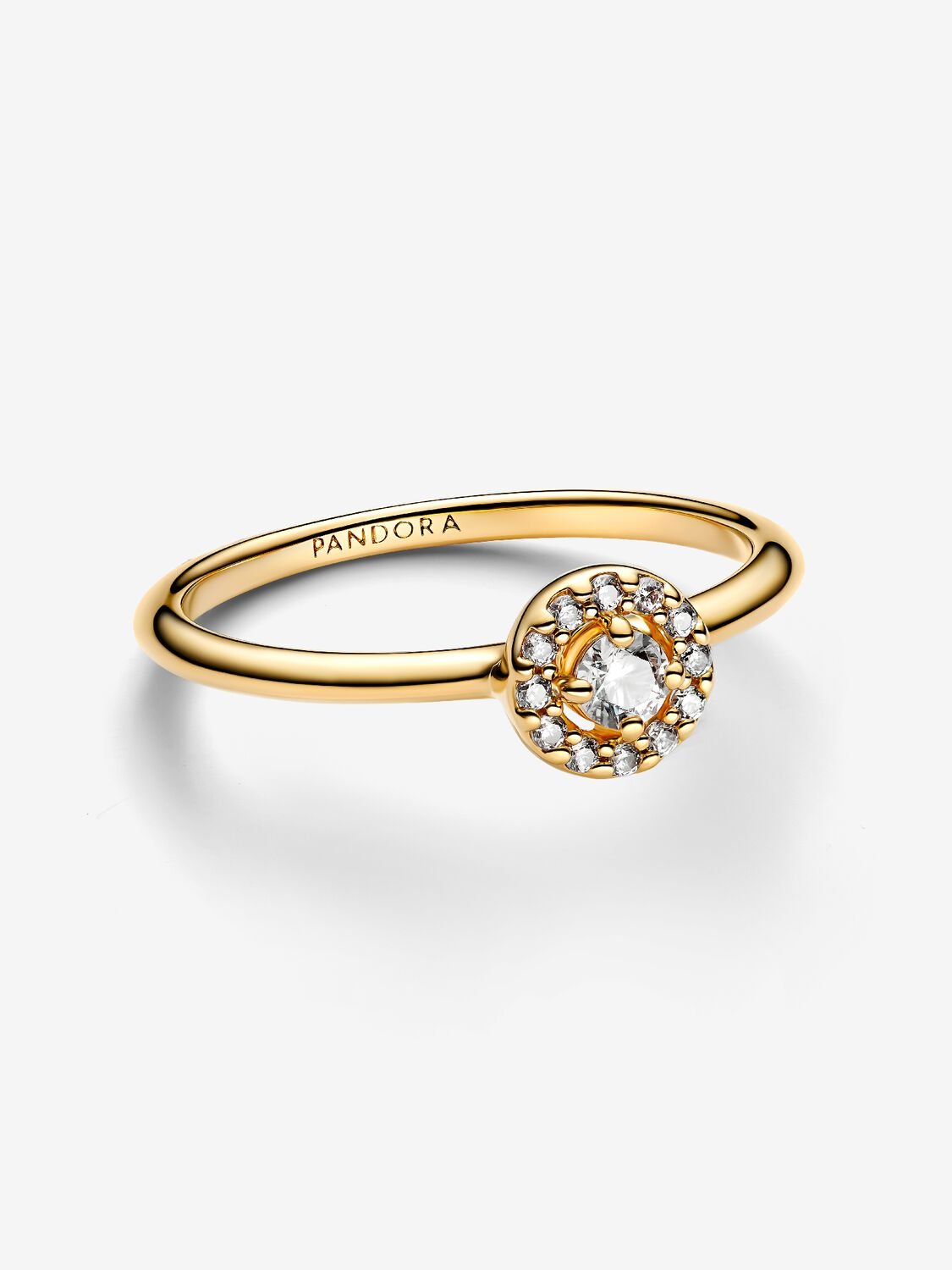 Anello Punto Luce e Pavè
