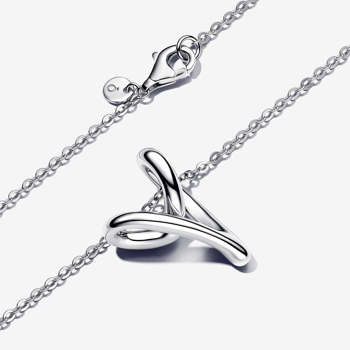 Collana Cuore Linea Sinuosa