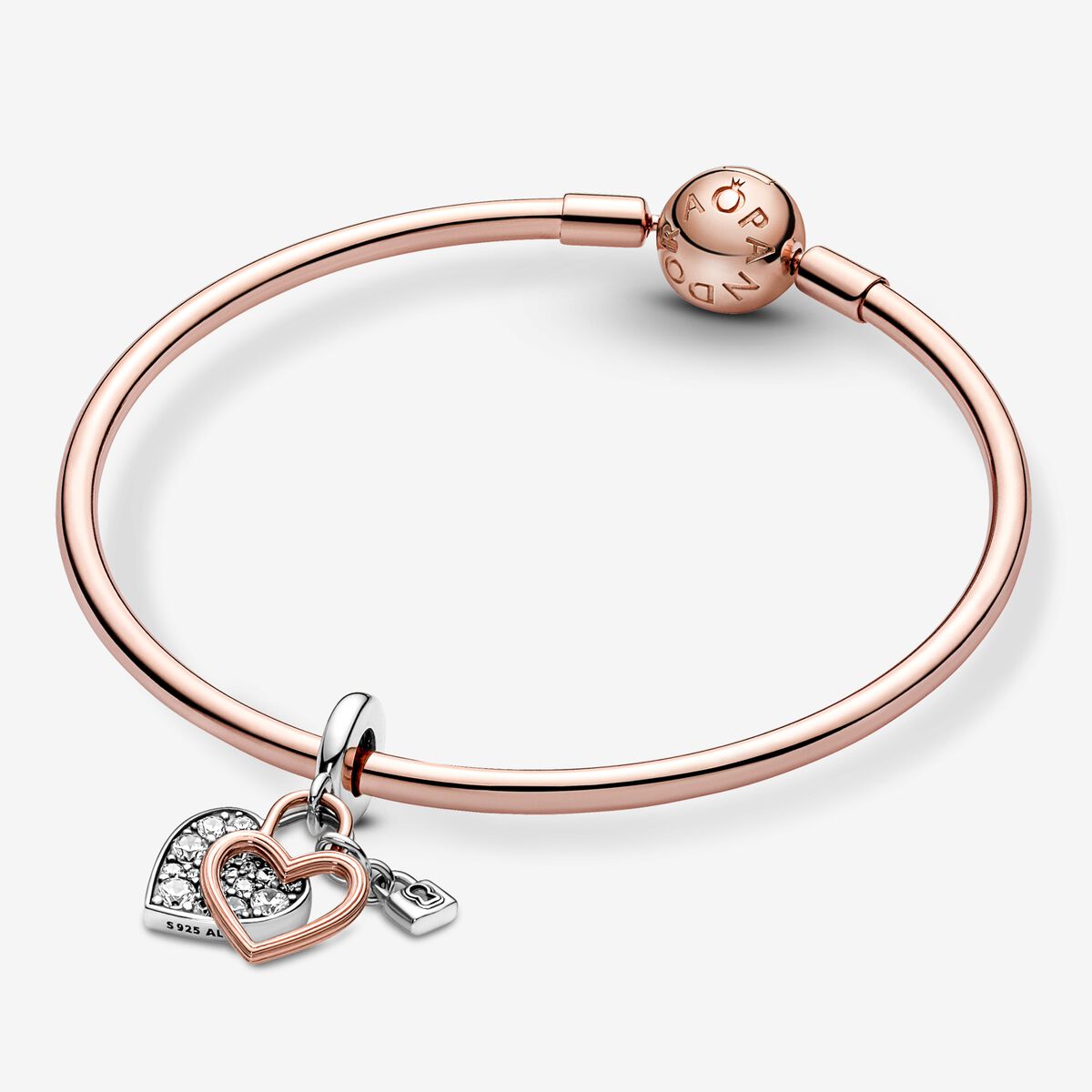 Charm Pendente Lucchetto "Together Always"