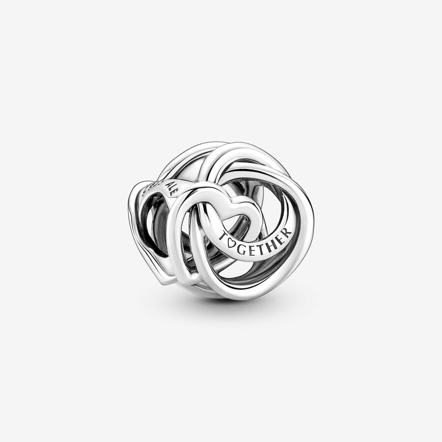Charm Cuori Intrecciati Insieme Per Sempre