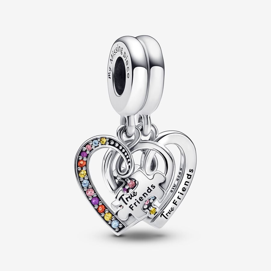 Charm Pendente Puzzle dell'Amicizia Divisibile