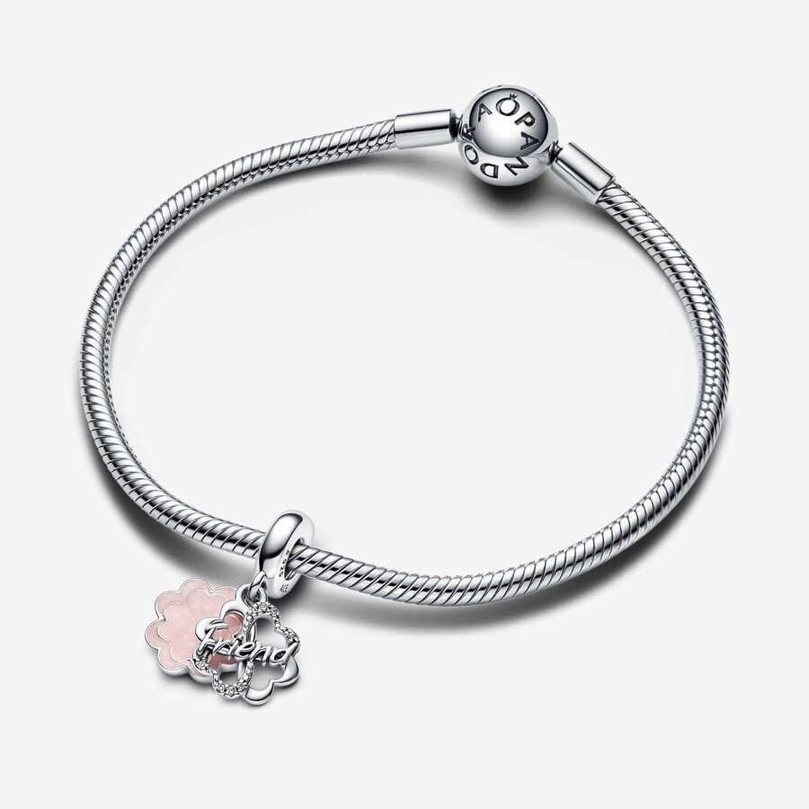 Charm Pendente Quadrifoglio dell'Amicizia