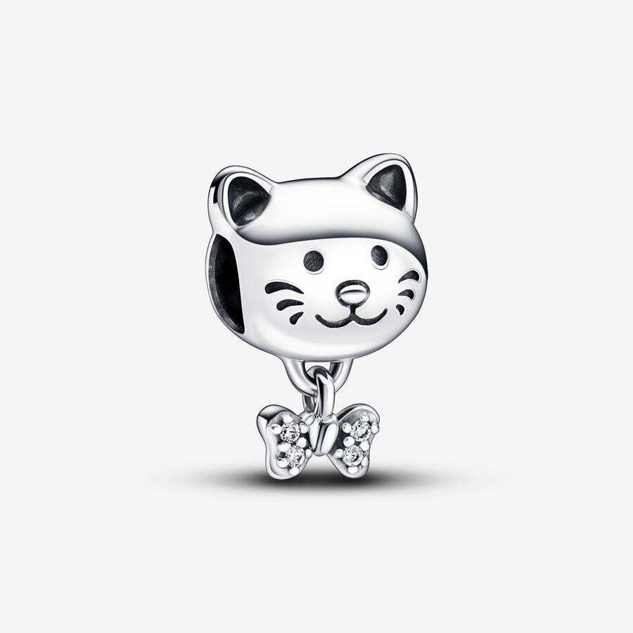 Charm Gattino con Fiocco