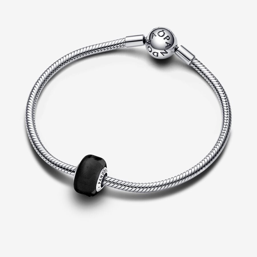 Charm Mini Vetro di Murano Nero