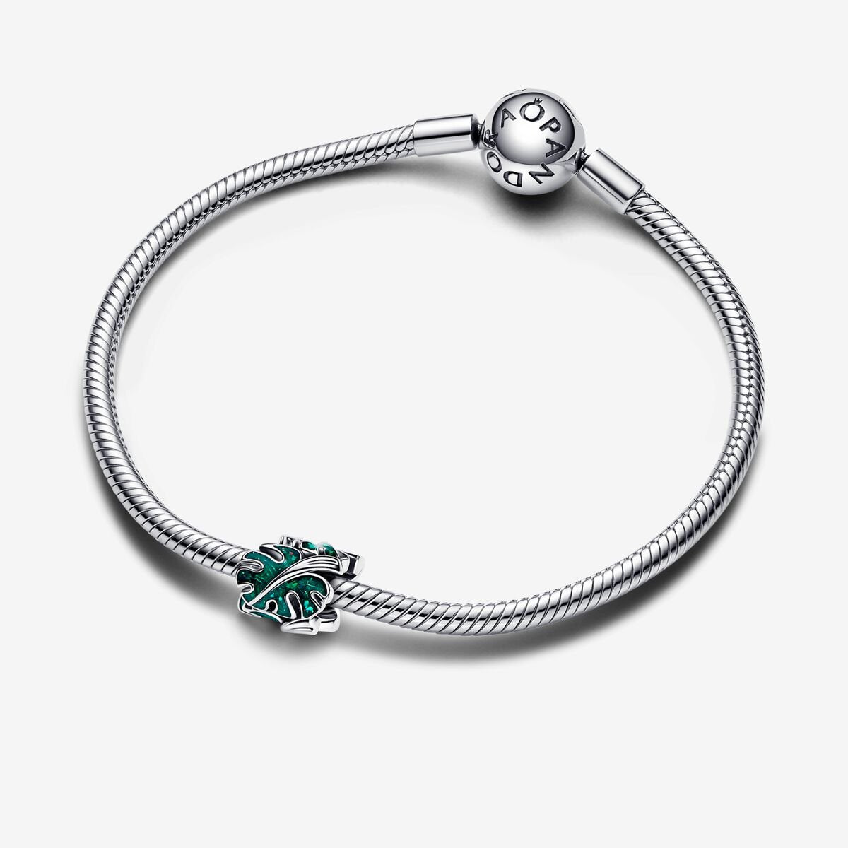 Charm Foglia di Monstera Glitterata