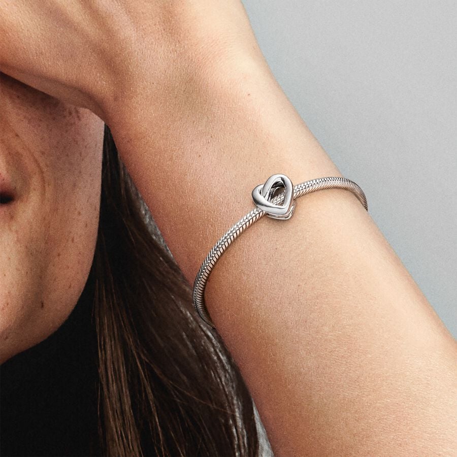 Charm Cuore Intrecciato