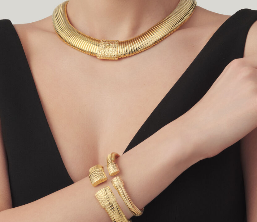 Collana Tubogas Croco