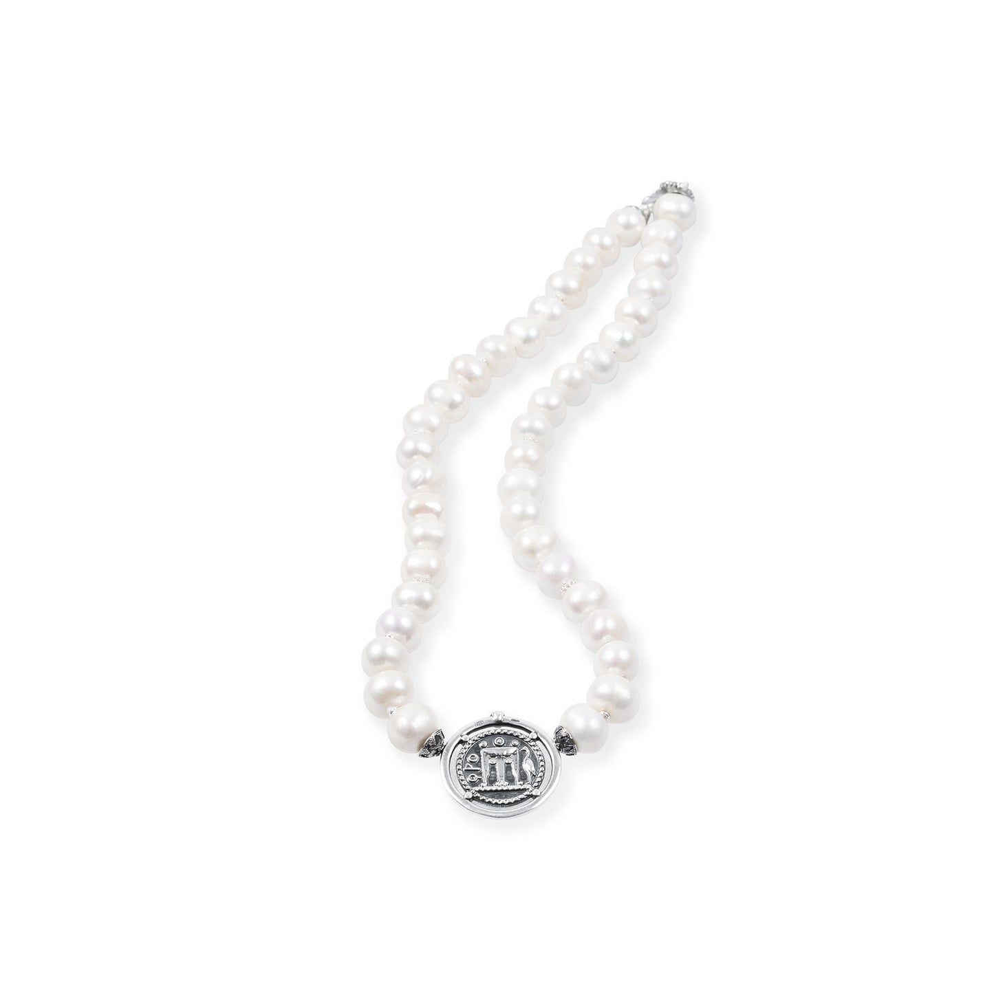 Collana Perle con Moneta