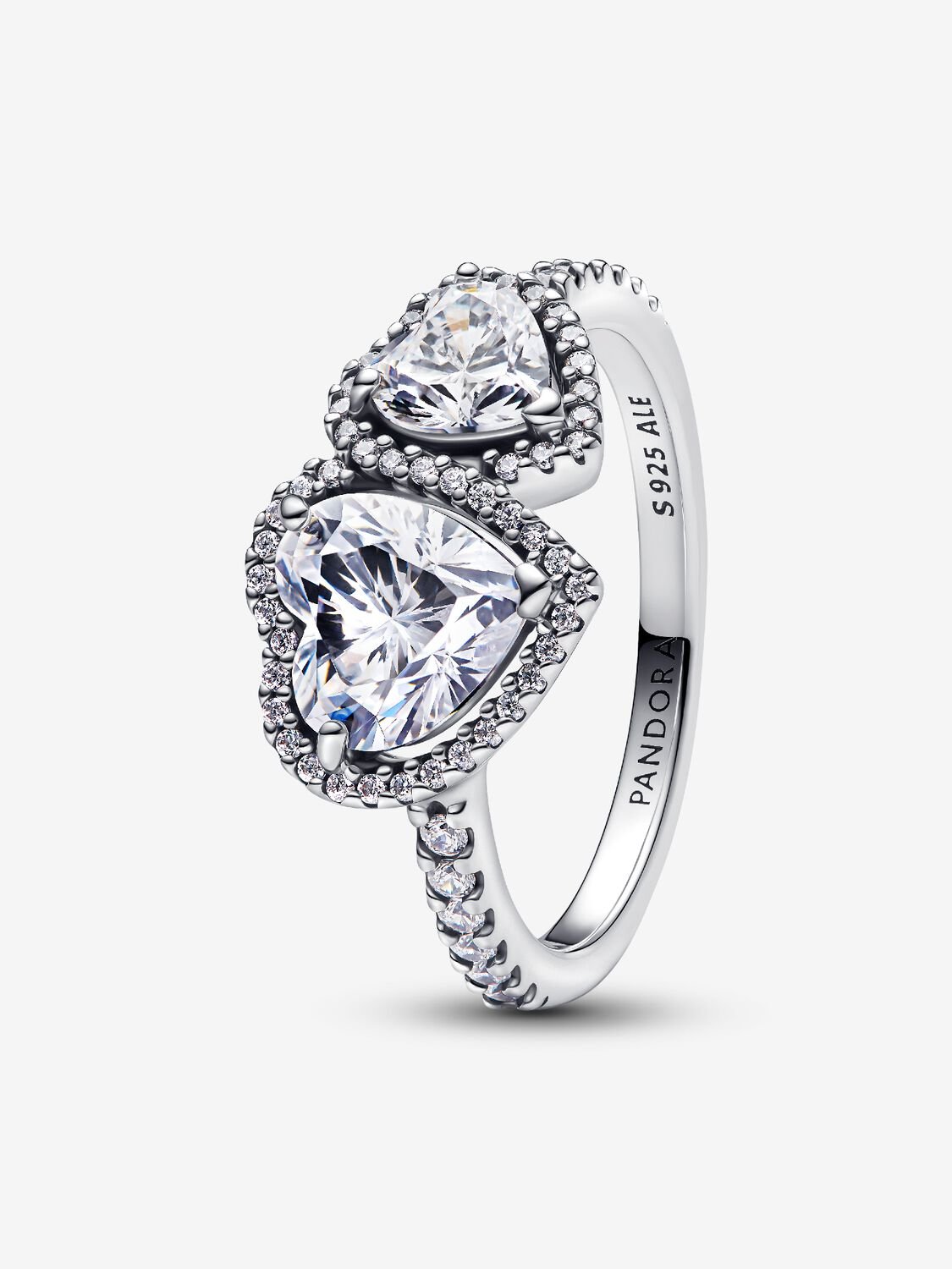 Anello Doppi Cuori Luminosi