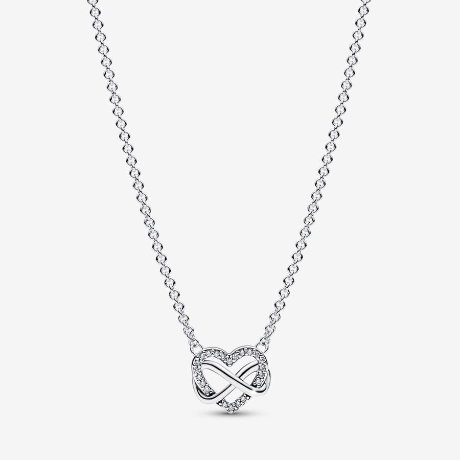 Collana Cuore Infinito Pietre Luminose