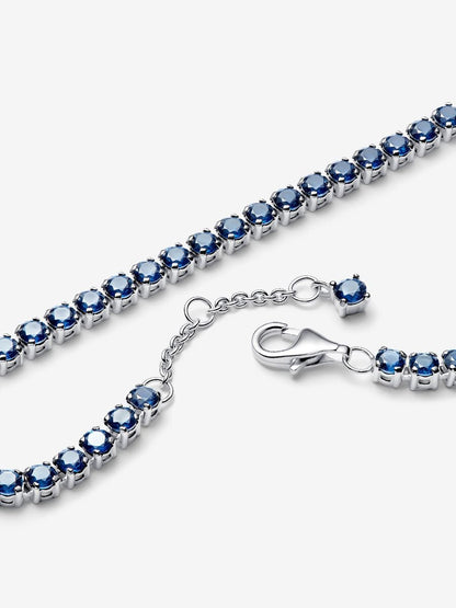 Bracciale Tennis con Pietre Blu