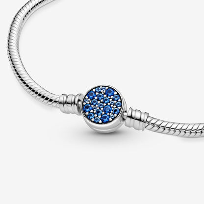 Bracciale con Chiusura Pietre Blu