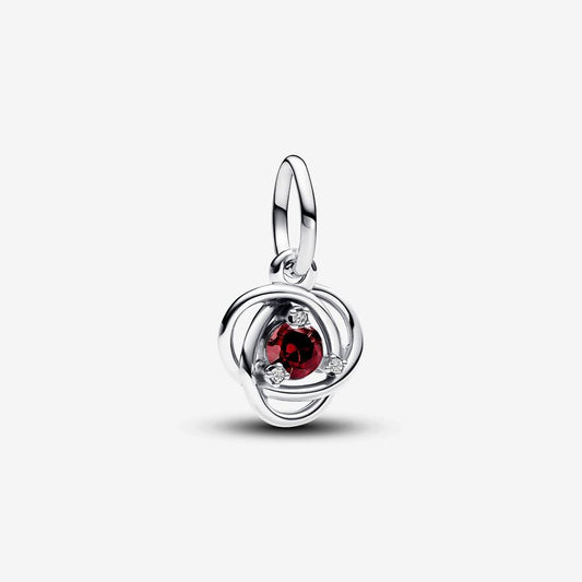 Pendente Cerchio Eterno Rosso Luglio