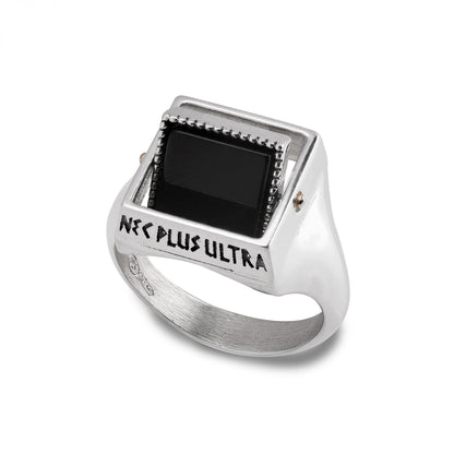 Anello Hercules con elemento girevole