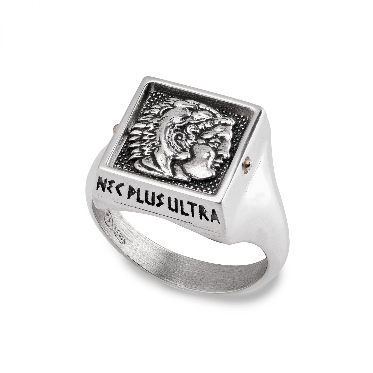 Anello Hercules con elemento girevole