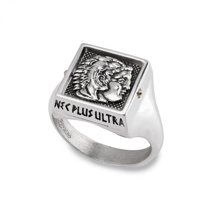 Anello Hercules con elemento girevole